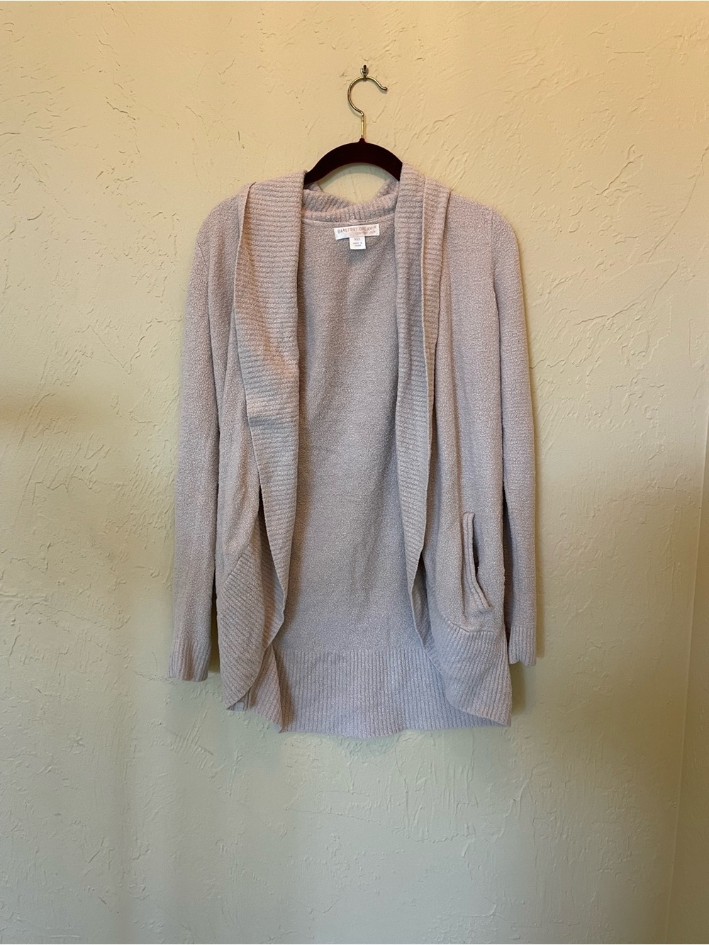 Barefoot Dreams Open-Front Cardigan in Light Lavender